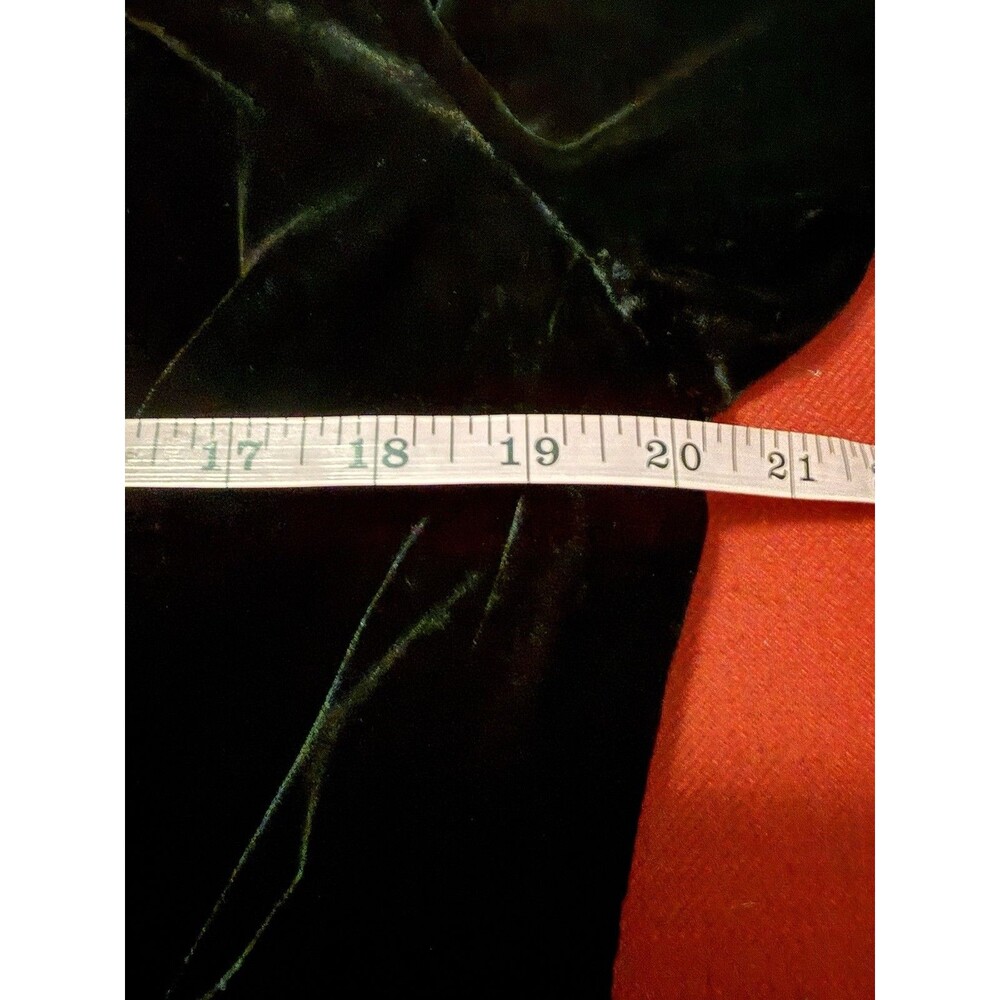 PAIGE Karissa Black Velvet Double Breasted Blazer Zip Pockets Size S - Picture 10 of 10